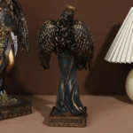 Resin Ornaments Blinded Greek Goddess Fortune Figurine Goddess of Good Fortune and Wealth Sculpture Home Office Decor