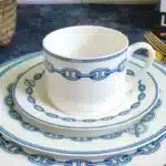 European Ceramic Western Dinner Plate Set, Steak Plate, Coffee Salad Tray, Dinnerware, Full Set, Simple Design, 10 ", 4 Pcs