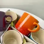 350ml Colorful Ceramic Mug with Handle,Kitchen Porcelain Coffee Cup,Water Milk Cups,Microwave Oven,Dishwasher