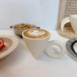 Simple Ceramic Coffee Cup Delicate Latte Art Coffee Mug English Afternoon Tea Tea Set Breakfast Milk Oatmeal Mug Birthday