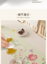 Oval dining tablecloth, washable waterproof oil-proof heat-resistant new luxury table cover for living room tea table