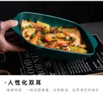 Bread Pan for Baking Tools and Accessories Oven Tray Kitchen Utensil Porcelain Dishes Cooking Utensils Bakeware Ceramic Pans Bar - Image 36
