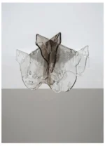 Amber / Gray Ice Slice LED Glass Ceiling Lights Bedroom Hallway Ideal Lampara Techo Ceiling Chandelier Novel Modern