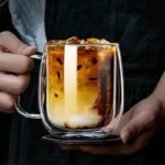 250/350/450ml Double Wall Glass Coffee Cup High Borosilicate Glass Mug Heat Resistant Coffee Milk Juice Water Cups with