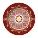 European Geometric Pattern Ceramic Dinner Plate Restaurant Hotel Tableware Bone China Dishes Steak Pasta Plate Kitchen