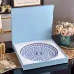 Swan Theme Serving Plate Dessert Soup Plate Fish Plate Large Round Tray Luxury Tableware for Home Use Ceramic China Bone