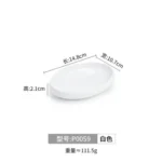 Melamine Imitation Porcelain Small Plate Korean Disc Restaurant Tableware Creative Small Bowl – close-up detail