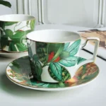 Tropical Rainforest Series Western Food Plate, Rice Bowl, Soup Pot, Tableware, Wizard of Oz Bone Porcelain Tableware, Gift