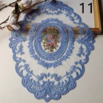 Vintage Lace Placemat Embroidered Table Cloth Dining Room Decorative Table Mats Party Wedding Antique Coffee Coasters