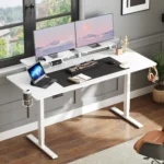 Standing Desk w/ 2 Adjustable Monitor Shelves,Electric Stand Up Desk with Memory Controller & Adjustable Height – styled