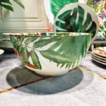 Tropical Rainforest Series Western Food Plate, Rice Bowl, Soup Pot, Tableware, Wizard of Oz Bone Porcelain Tableware, Gift