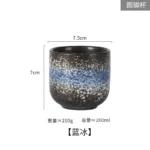 Japanese ceramic beer mug filled with amber ale, showcasing traditional glaze and ergonomic handle