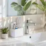 Luxspire Toothbrush Holder Fast Drying Tooth Brush Holder for Bathroom Diatomite Electric ToothBrush Toothpaste Organizer