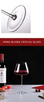 4/2/1Pc High-end Long Stem Goblet Red Wine Glass Cup Kitchen Tool Champagne Glass Bordeaux Burgundy Wedding Party Gift