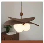 2026 Wabi Sabi Wicker Hanging Chandelier Light Fixture Vintage Glass Bubble Pendant Lamp For Dining Room Bedroom Living Room