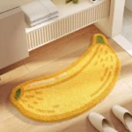 Funny Fruit Bath Mat - Non-Slip Microfiber Rug for Bathroom, Super Absorbent & Quick Dry, Cute Cartoon Shape, Soft Flocked - Image 18