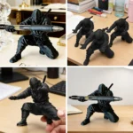 Pens/Pen Holder Unique Desktop Organizer Creative Ninja-Style 3D Printed Pen Holder Ballpoint Stand Storage Display Shelf