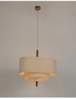 Japanese Wabi Sabi Cloth Ceiling Chandelier For Living Room Island Bedroom LED Pendant Light Modern Home Decor Lighting