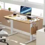 JHK Electric Standing Desk Height Adjustable 40x24 Inch Stand Up Sit Stand Computer Desk Workstation Ergonomic Work Table