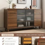 kitchen cabinet Furniture Sideboards Home Dining Room Dresser Mid-century Buffet Cabinet Kitchen Alacena Sideboard Cabinet - Image 9