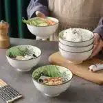 Creative Panda Tableware Set Cartoon Ceramic Tableware Gift Box – close-up detail