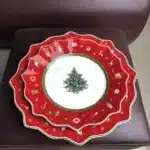 German Weibao Christmas tableware flat plate round cake mug teapot coffee cup soup salad – base detail