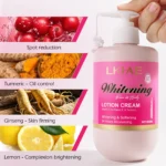 LKIAE Vitamin C and Vitamin E Lightening Body Lotion, Whitening, Softening, 24 Hours Moisturizing, Rapid Absorption, 500ml