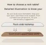Slate Extendable Round Dining Table – top view