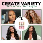 Hair Gel for Curl Define Cream Enhanced Wavy Moisturizer Hydrating Conditioner Rose Extract Bouncy Enhancers Flyaways