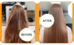 Goldoma curl control serum bottle with a diffuser attachment