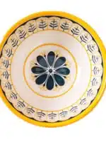 Nordic Style Ceramic Rice Bowl Underglaze Japanese Breakfast Bowl High Aesthetic Value round Shape Dinnerware Set – top view