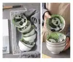 Creative Panda Tableware Set Cartoon Ceramic Tableware Gift Box – styled in a modern Tabletop setting