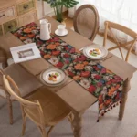 New Jacquard Polyester Bed Tail Cover Table Runner  American-style Fringed Color-woven Coffee Table TV Cabinet Cover Cloth - Image 14