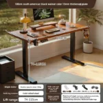 Electric Height-Adjustable Standing Desk Computer Desk for Gaming and Office Use Home Study Desk E-sports Table Workbench