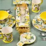 Creative Lemon Plate Ceramic Fruit Dish Ins Style Home Dining Thai Restaurant Tableware – side view