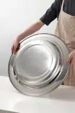 Big Dinner Dessert Plate with Lid Salad Plate Dinnerware seafood lobster Serving Dish Round Plate with Dome Cover Steak tray