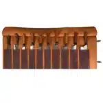 PU Leather 8 9 11 Slot Chef Knife Bag Roll Bag Trip Camping Portable Carry Case Kitchen Japanese Santoku Knives Storage