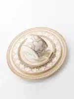 Delicate Bone China Bowl Saucer Luxury Gold-plated Dinner Plate Coffee Cup Hotel Restaurant Dinnerware Dinner Cooking Fish