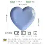 Creative Heart Ceramic Dinner Cooking Dishes Home Barbecue Salad Plate Oven Dessert Cake Plate Hotel Restaurant Tableware