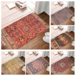 Anti-slip Bath Mat Bathroom Small Rug Shower Mat Home Decor Door Mat Kitchen Bedroom Entrance Room mats Morocco vintage