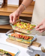 Bakeware Glass Platter for Oven Baking Tray Baking Tools and Accessories Kitchen Utensil Cooking Utensils Gadgets Dishes Pans - Image 16