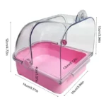 Bird bathing tub with water inside, reflecting sunlight in a garden.