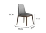 Slate Extendable Round Dining Table – base detail
