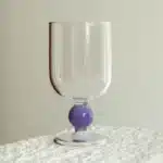Colorful Glass Cup High Borosilicate Glass Goblet Wine Glass Red Wine Cocktail Glass Colored Glass Champagne Glass – side