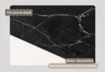 Stone Texture Diatomite Bath Mat Fast-Drying Water-Absorbent Rug for Bathroom Home Use – side view