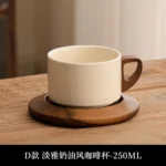 250ML European Style Porcelain Coffee Mug Creative Breakfast Milk Mug Exquisite Afternoon Tea Flower Tea Coffee Latte Cup