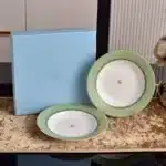 Swan Theme Serving Plate Dessert Soup Plate Fish Plate Large Round Tray Luxury Tableware for Home Use Ceramic China Bone