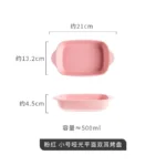Bread Pan for Baking Tools and Accessories Oven Tray Kitchen Utensil Porcelain Dishes Cooking Utensils Bakeware Ceramic Pans Bar - Image 23