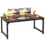 Tribesigns Modern Computer Desk Large Office Desk Computer Table Study Writing Desk Workstation for Home Office – close-up