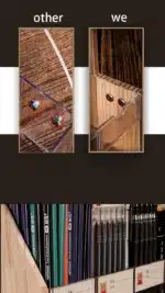Wood Acrylic Pen Holder with Price Slot Stationery Storage Rack Brush Case Organizer Supermarket Display Stand Cosmetic